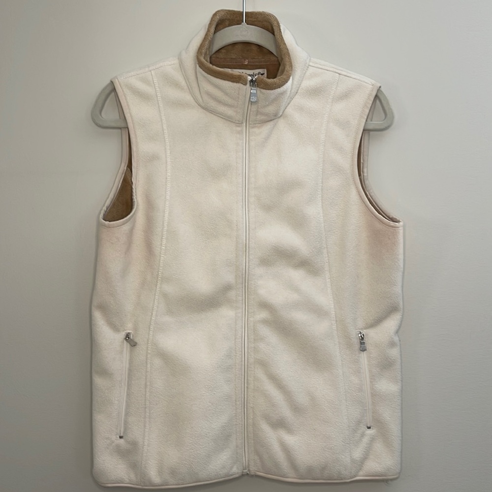 DAVID BROOKS zipper up vest